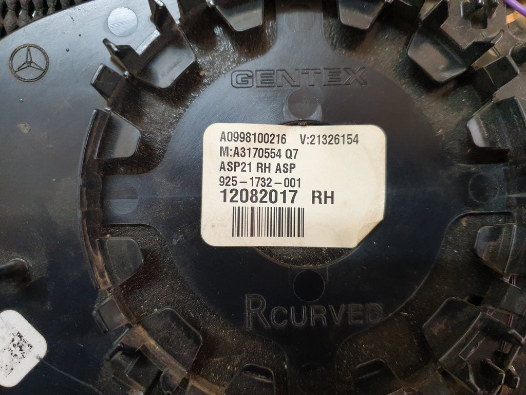 Mercedes-Benz C-Class, GLC W205, W253 2015, 2016, 2017, 2018, 2019 Right Outer Mirror Glass