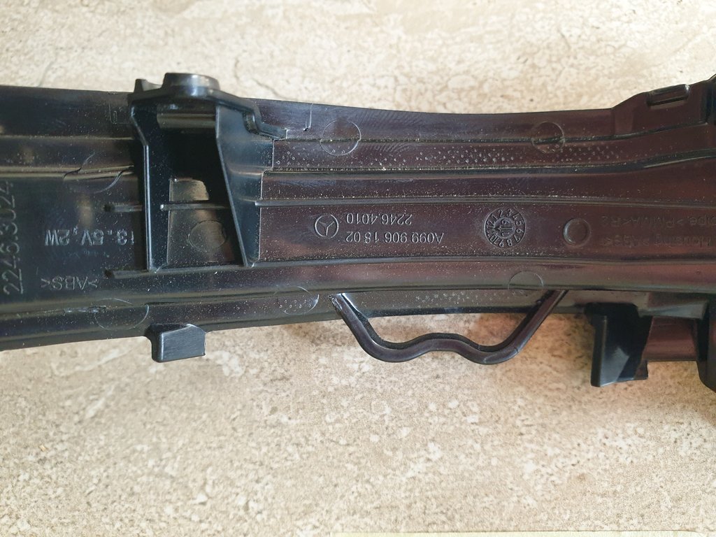 Mercedes-Benz A-Class W177 2020 Right Outer Mirror Indicator Light