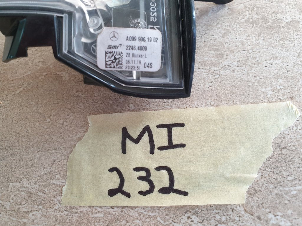 Mercedes-Benz A-Class W177 2020 Left Outer Mirror Indicator Light