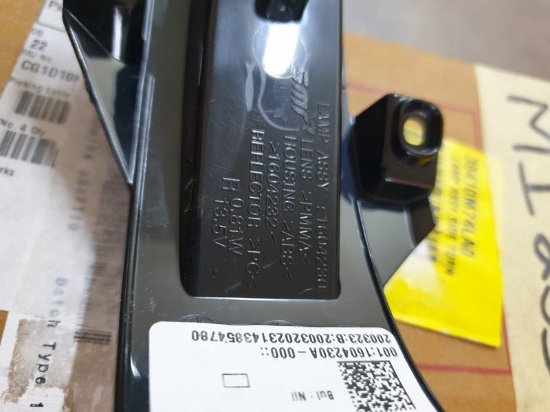 Original New Suzuki Vitara Brezza Toyota Urban Cruiser 2021 Right Outer Mirror Indicator Light