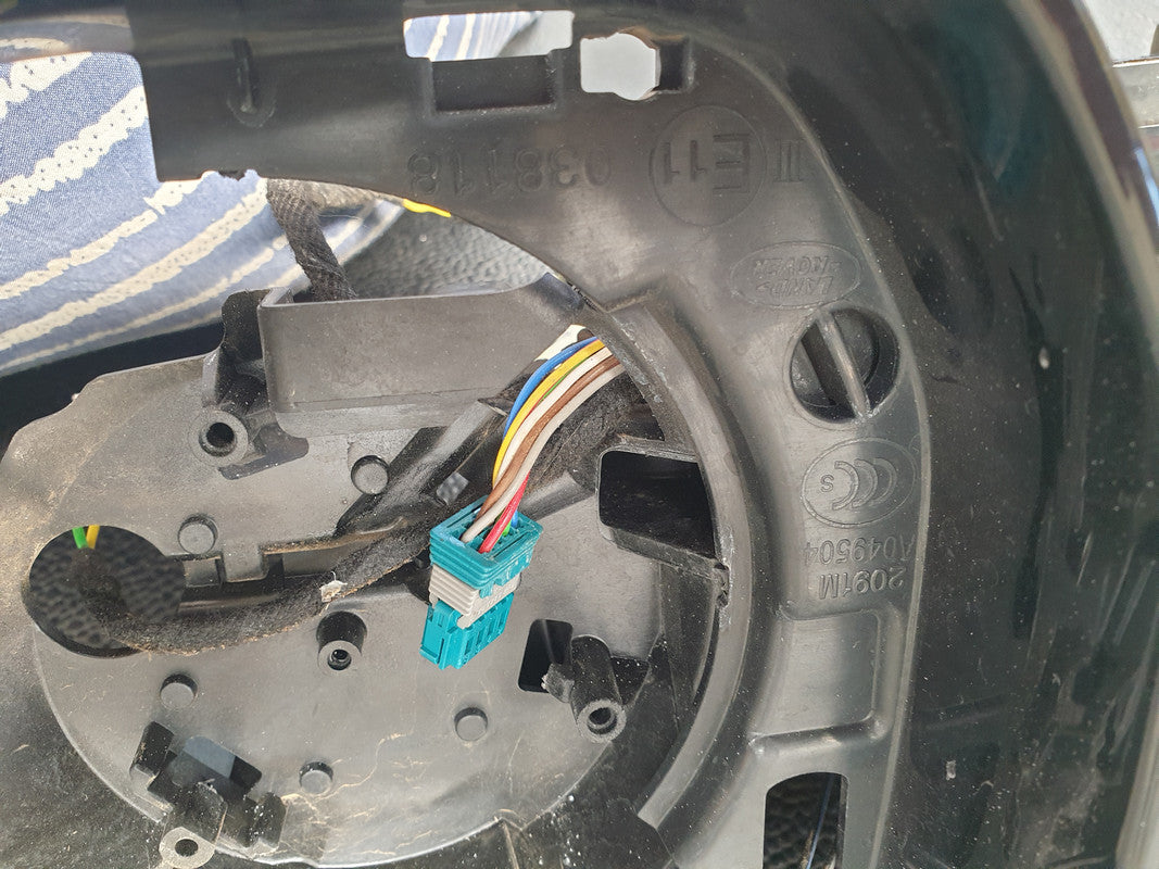 Original Used Jaguar F-Pace 2019 Right Outer Mirror Base Incomplete, No Indicator, No Cover, No Mirror Glass