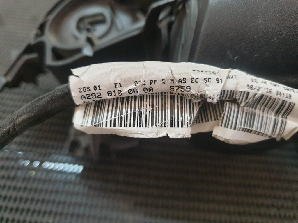 Mercedes-Benz GLE W292 Right Outer Mirror Base, Broken Motor