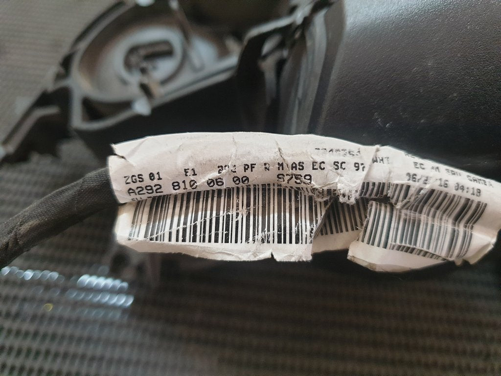 Mercedes-Benz GLE W292 Right Outer Mirror Base, Broken Motor