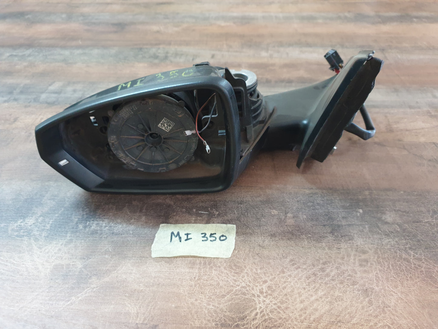 Original Used Volkswagen Polo MK6 2017, 2018, 2019, 2020, 2021, 2022, 2023 Left Outer Mirror Incomplete, No Cover, No Mirror Glass