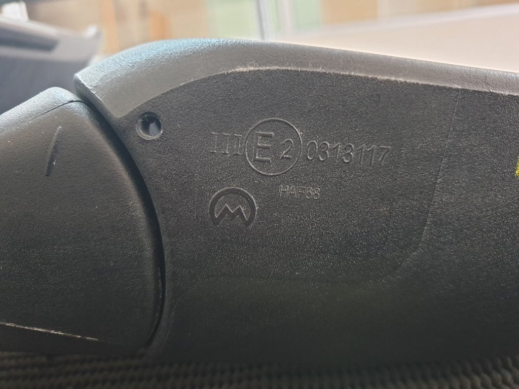 Toyota Aygo Right Outer Mirror Incomplete, No Cover
