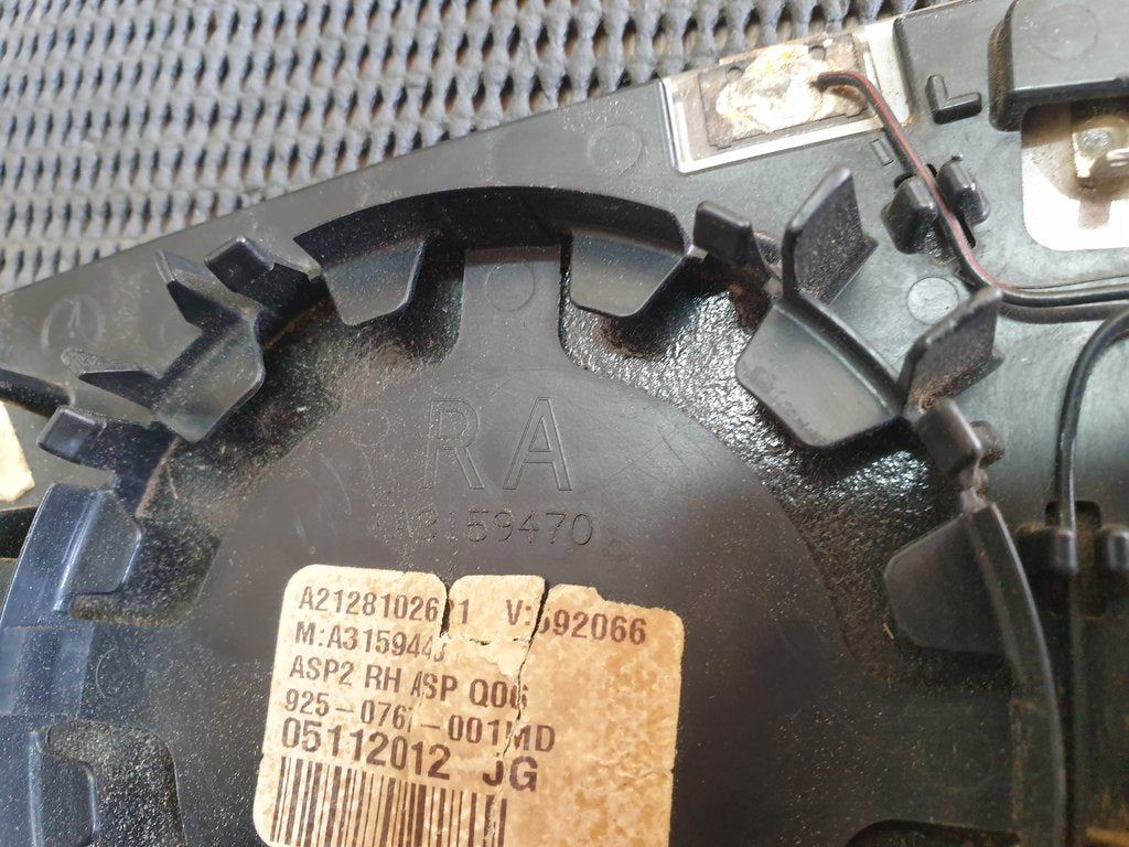 Mercedes-Benz C-Class E-Class W204 W212 Right Outer Mirror Glass