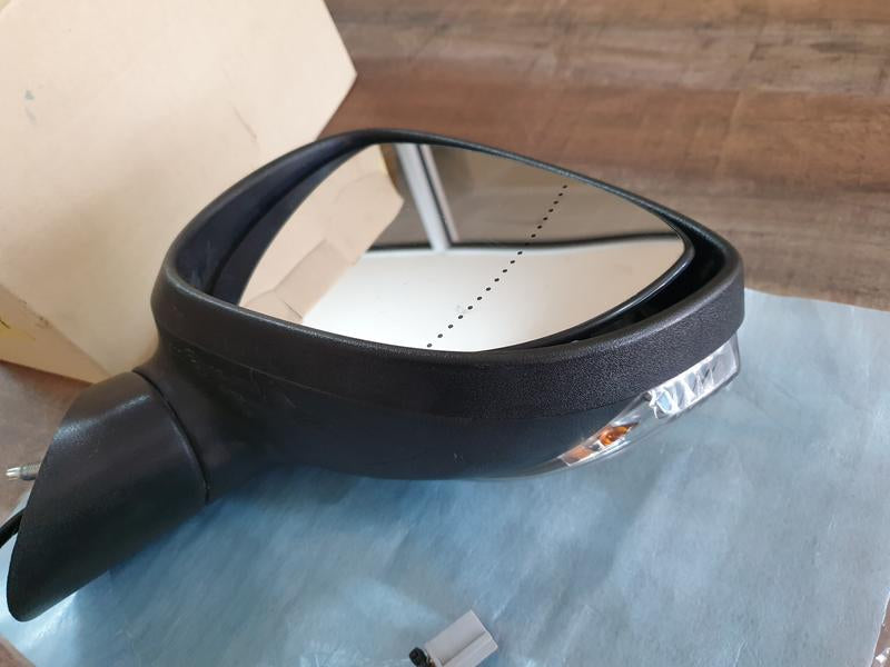 Original Used Ford Fiesta Right Outer Mirror Incomplete, No Cover