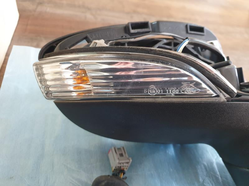Original Used Ford Fiesta Right Outer Mirror Incomplete, No Cover