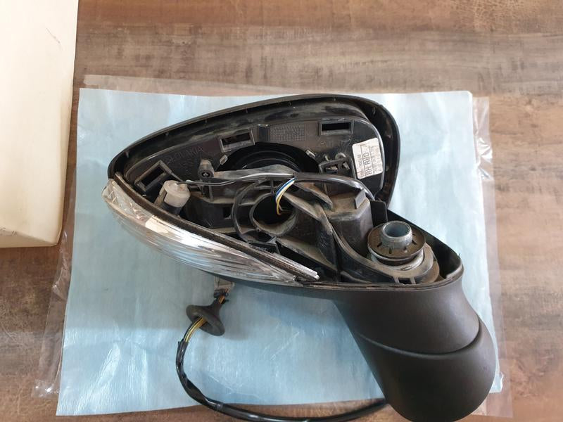 Original Used Ford Fiesta Right Outer Mirror Incomplete, No Cover