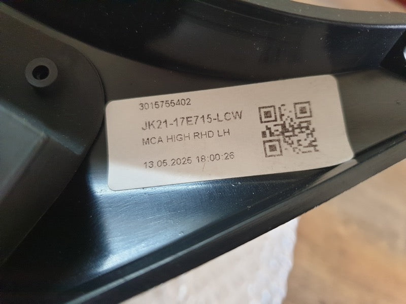 Original New Ford Tourneo 2023 Left Outer Mirror Base No Cover