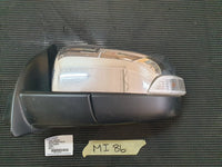 Ford Ranger 2016 Left Outer Mirror Incomplete, Chrome Cover, No Mirror Glass