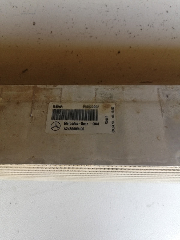 Mercedes-Benz A-Class B-Class CLA GLA 2013, 2014, 2015, 2016, 2017, 2018, 2019, intercooler Air Charge Cooler