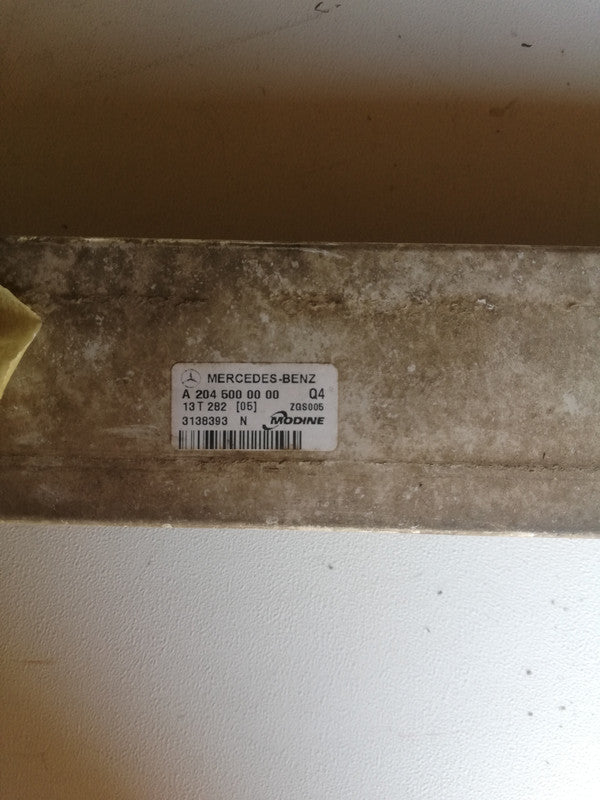 Mercedes-Benz C-Class E-Class 2009, 2010, 2011, 2012, 2013, 2014, 2015, W212, W204, intercooler Air Charge Cooler