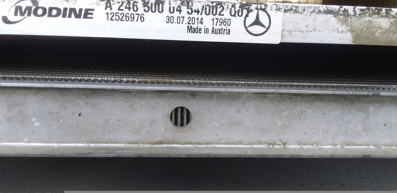 Mercedes-Benz A-Class B-Class CLA GLA 2013, 2014, 2015, 2016, 2017, 2018,  intercooler, aircon radiator Air Conditioner Condenser