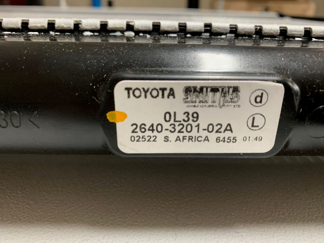 Toyota Hilux 2.4 / Fortuner 2016, 2017, 2018, 2019 Radiator