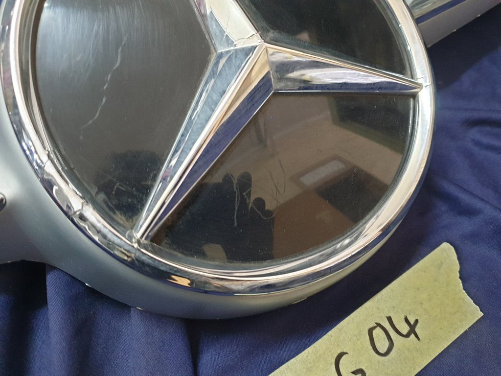 Mercedes-Benz C-Class W205 Radiator Grille - Chrome Cracked, Scratches, Wear and Tear