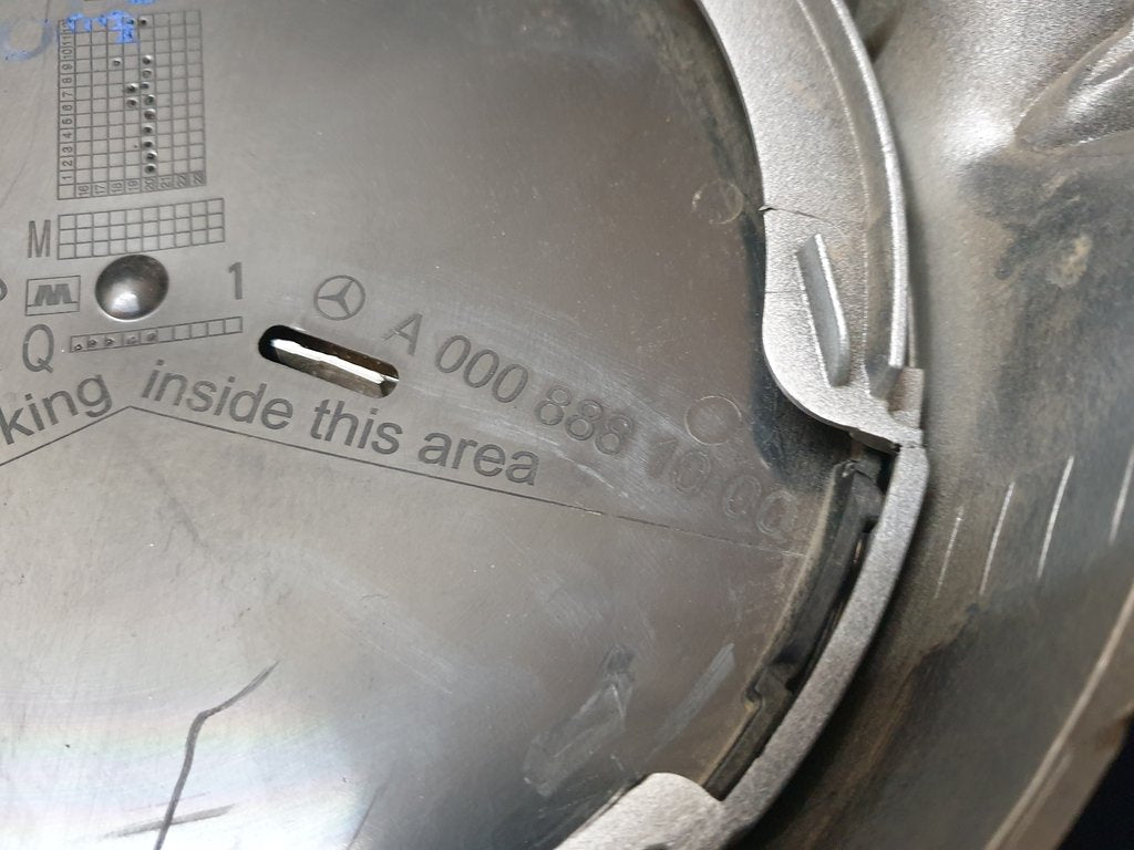 Mercedes-Benz C-Class W205 Radiator Grille - Chrome Cracked, Scratches, Wear and Tear