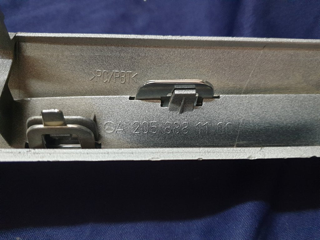 Mercedes-Benz C-Class W205 Radiator Grille - Chrome Cracked, Scratches, Wear and Tear