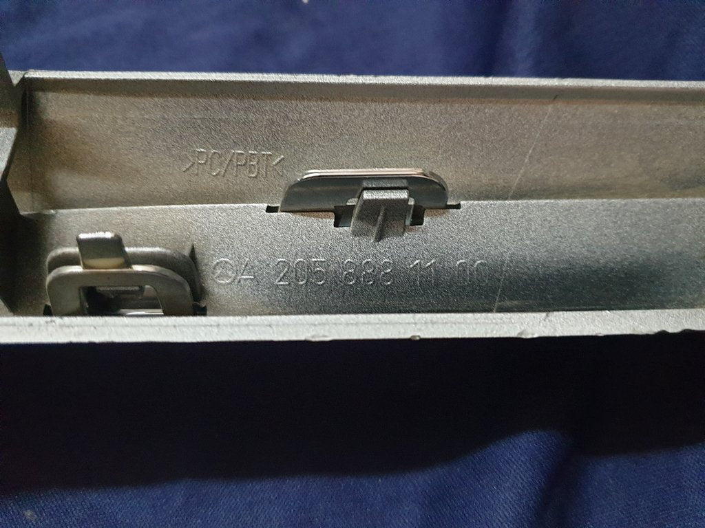 Mercedes-Benz C-Class W205 Radiator Grille - Chrome Cracked, Scratches, Wear and Tear