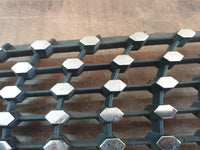 Original Used Mercedes-Benz C-Class W205 Right Upper Radiator Grille Diamond Mesh
