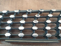 Original Used Mercedes-Benz C-Class W205 Right Upper Radiator Grille Diamond Mesh