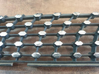 Original Used Mercedes-Benz C-Class W205 Right Upper Radiator Grille Diamond Mesh