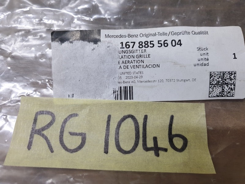 Original New Mercedes-Benz GLE 2024 Front Bumper Lower Grille