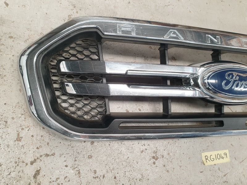 Original Used Ford Ranger Radiator Grille - Heavy Wear and Broken Badge