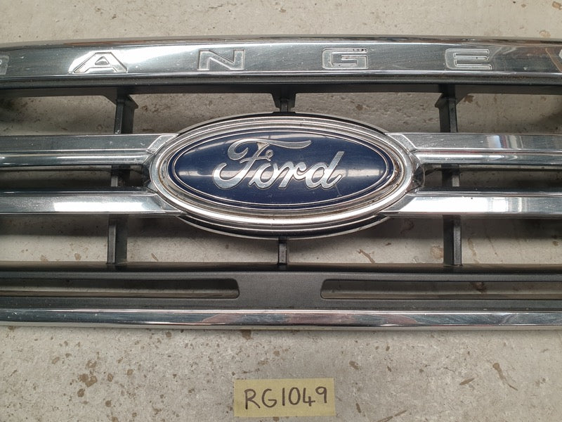 Original Used Ford Ranger Radiator Grille - Heavy Wear and Broken Badge