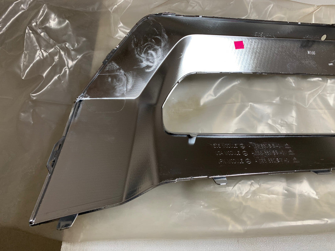 Mercedes-Benz ML Class W166 ML320-ML63, 2012, 2013, 2014, 2015 Front Bumper Lower Chrome Trim