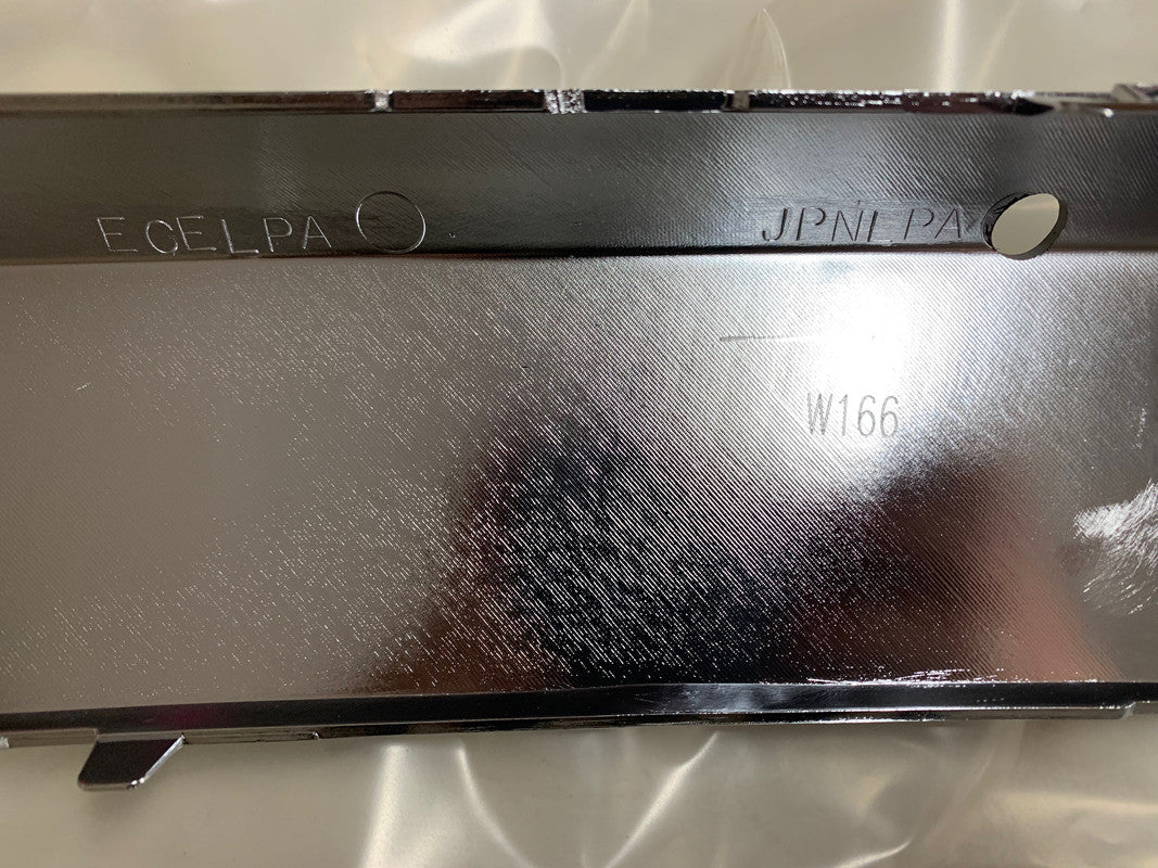 Mercedes-Benz ML Class W166 ML320-ML63, 2012, 2013, 2014, 2015 Front Bumper Lower Chrome Trim