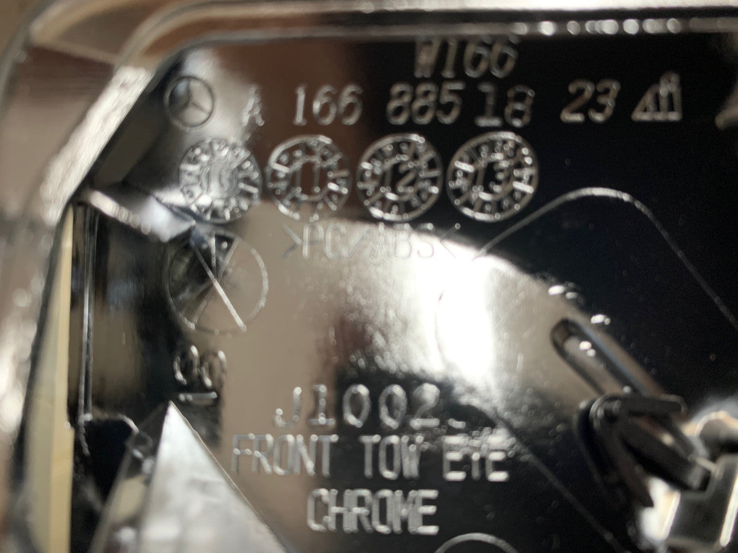 Mercedes-Benz ML Class W166 ML320-ML63, 2012, 2013, 2014, 2015 Front Bumper Lower Chrome Trim