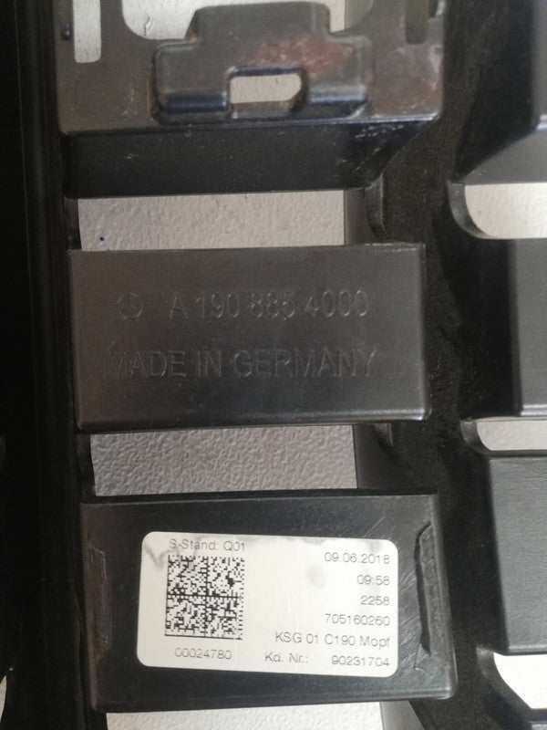 Mercedes-Benz AMG C190 R190 2015, 2016, 2017, 2018, 2019, 2020, 2021, 2022, 2023, GT 2 Door Coupe Right Hand Front Bumper Grille Cover