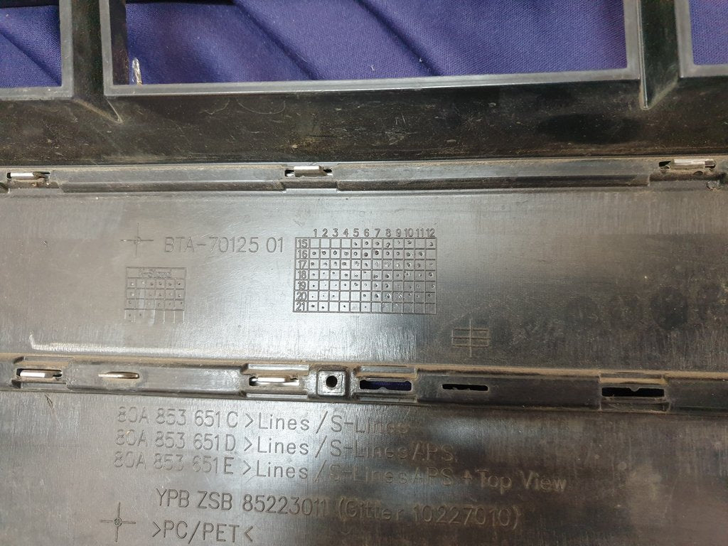 Audi Quattro 2019 Radiator Grille - Light Wear and Tear, Chrome Crack
