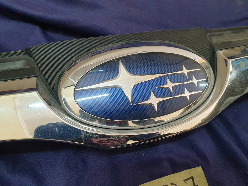 Original Used Subaru Forester Radiator Grille - Wear and Tear, Pitted Chrome