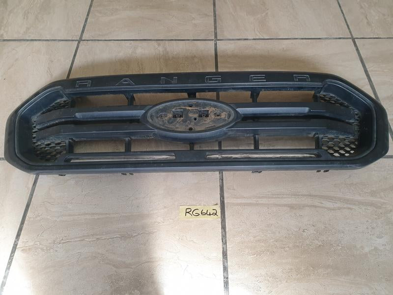 Original Used Ford Ranger Radiator Grille - Light Wear and Tear, Broken bracket