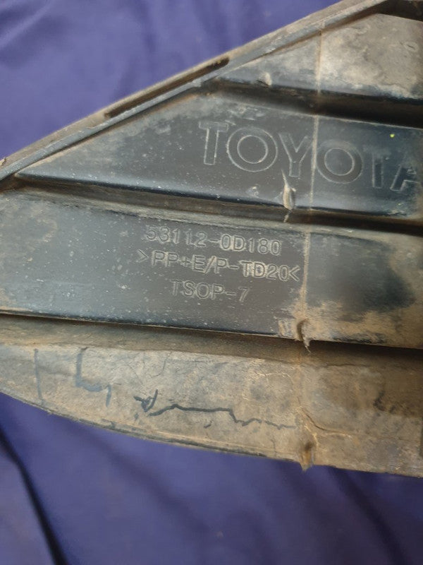 Toyota Etios Front Bumper Lower Center Grille