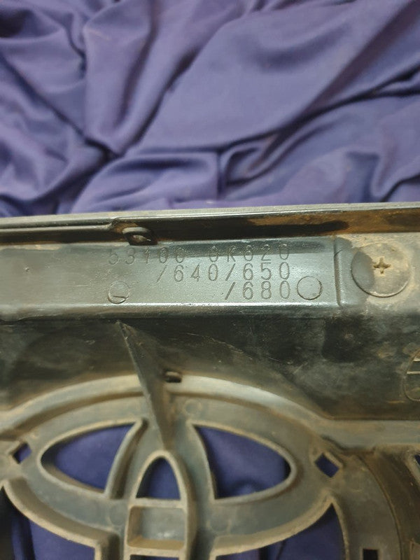 Toyota Hilux Radiator Grille - Acid Damage/Overspray on whole surface