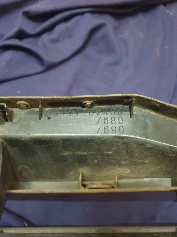 Toyota Hilux Radiator Grille - Acid Damage/Overspray on whole surface