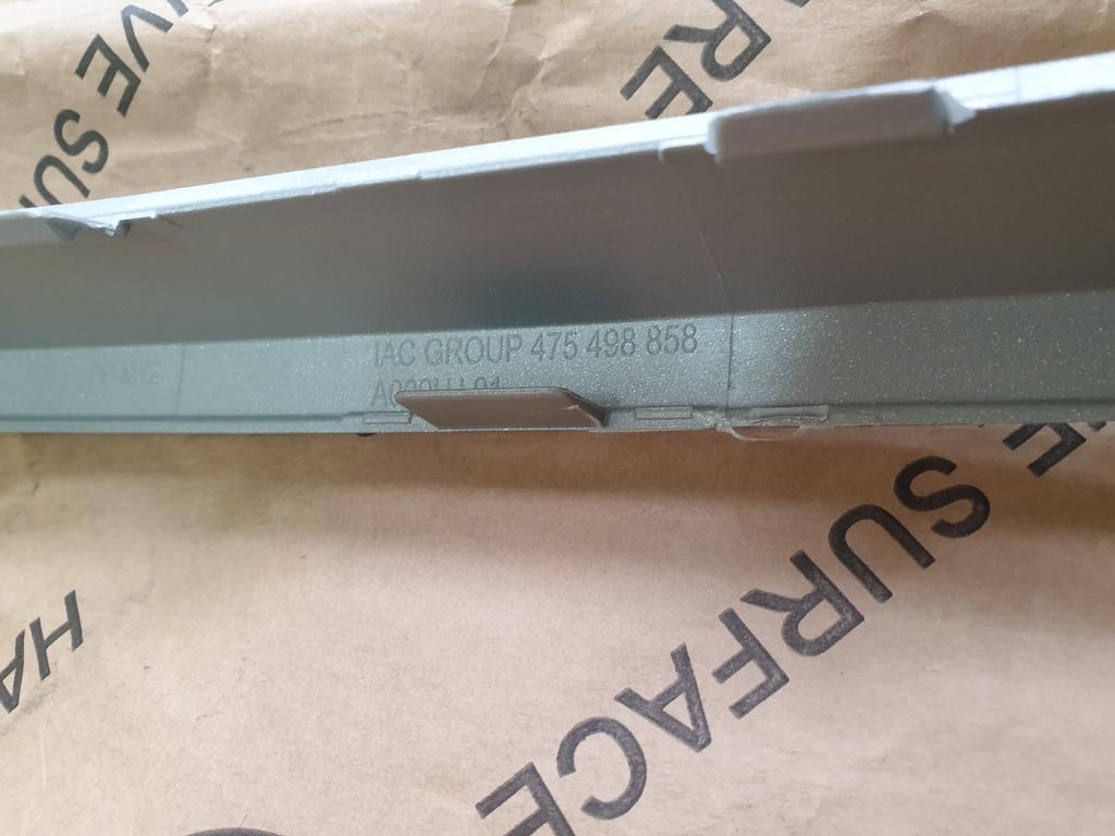 Original New Opel Crossland X Front Left Bumper Moulding - Lower Grille Surround