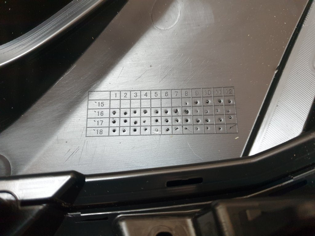 Isuzu KB D-Max 2017 Radiator Grille Frame Inner
