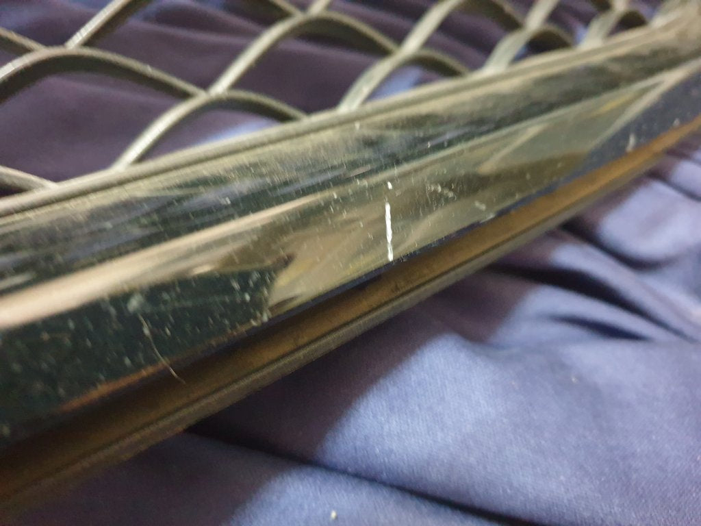 Mercedes-Benz C-Class W204 Radiator Grille - Wear and Tear, Scratches, Pitting in chrome