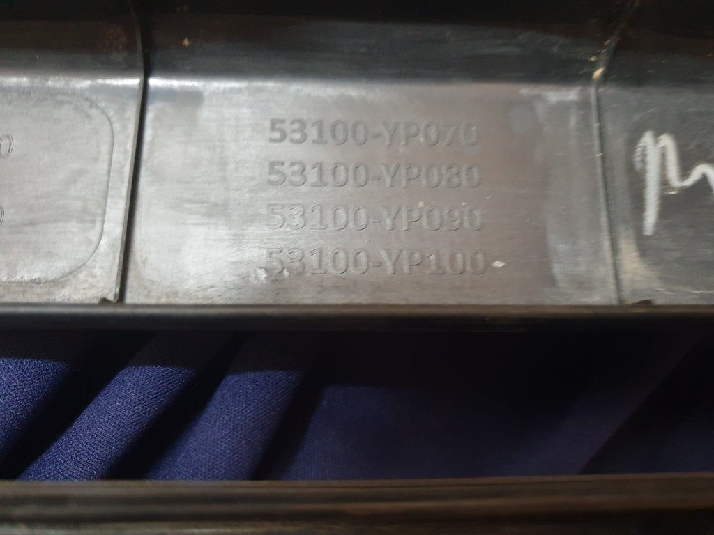 Toyota Hilux Radiator Grille - Chrome Scratches, Deep Scuffs