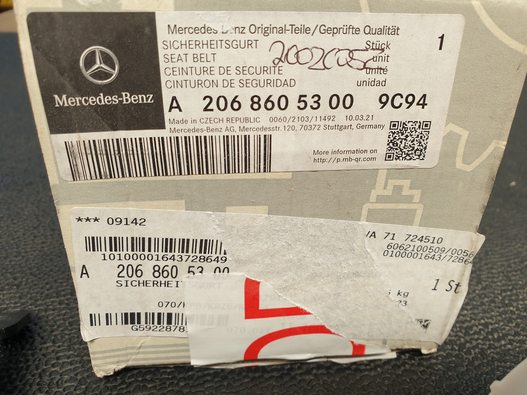 Mercedes-Benz C-Class W206, C200 2023 Rear Center Seat Belt