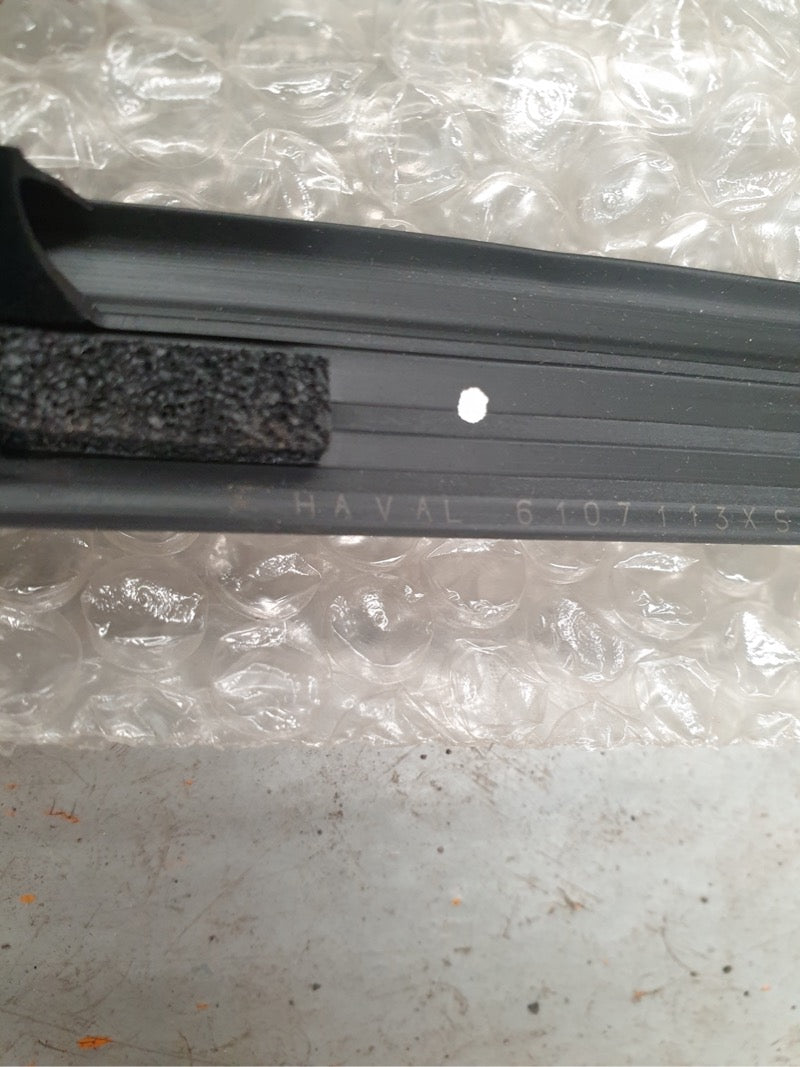 Original New Haval Jolion Pro 2025 Left Front Door Glass Outer Weather Strip Seal Chrome Moulding