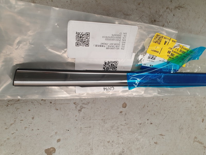 Original New Ford Territory 2024 Left Front Door Glass Outer Weather Strip Seal Chrome Moulding