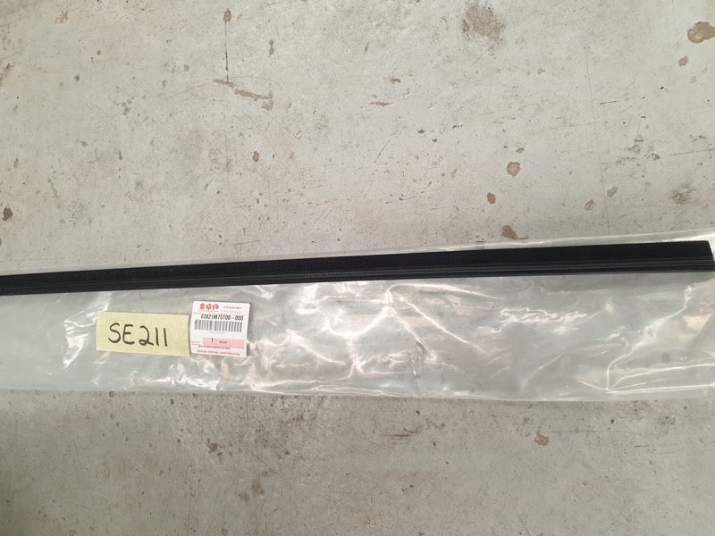 Original New Suzuki Swift Left Front Door Glass Outer Weather Strip Seal Moulding