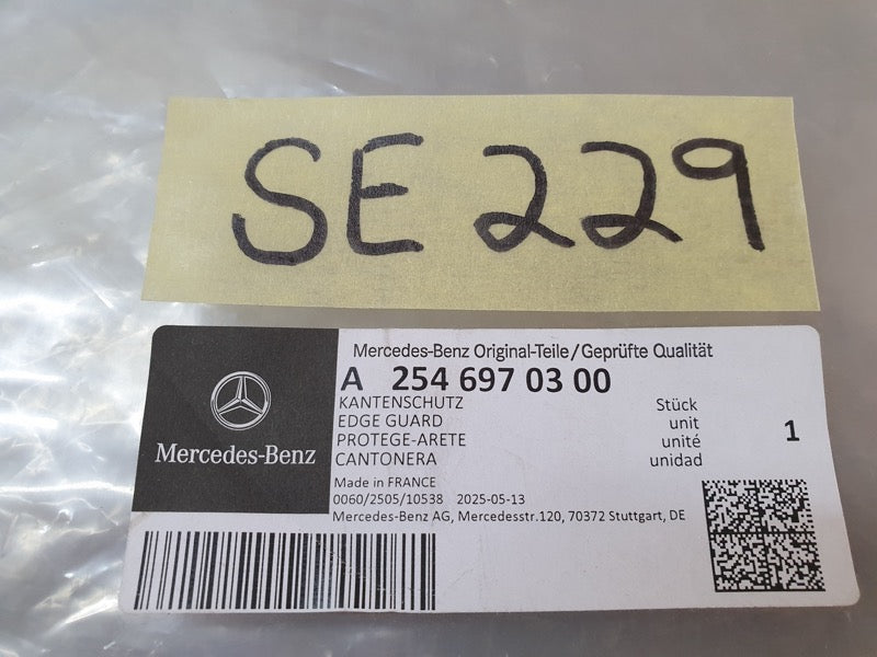 Original New Mercedes-Benz GLC Coupe X254 Left Rear Door Surrounding Rubber Seal