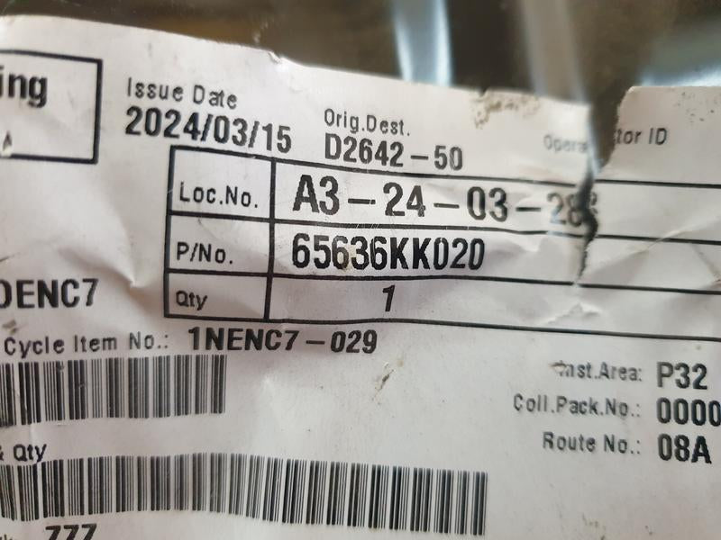 Original New Toyota Hilux Left Rear Wheelhouse Reinforcement