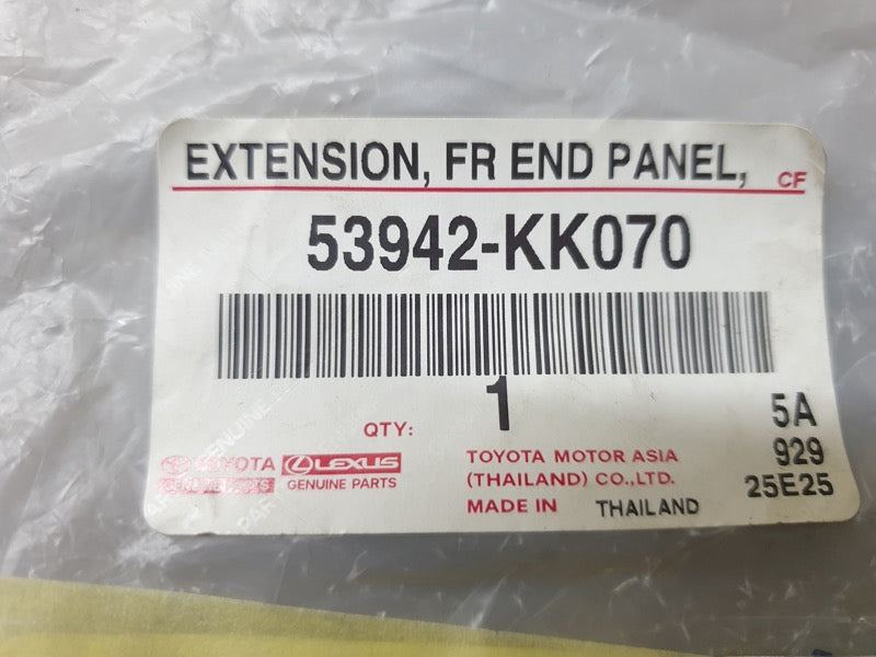 Original New Toyota Fortuner 2024 Left Front Fender Reinforcement